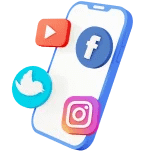 social media icon Digital Marketing Services in Hyderabad